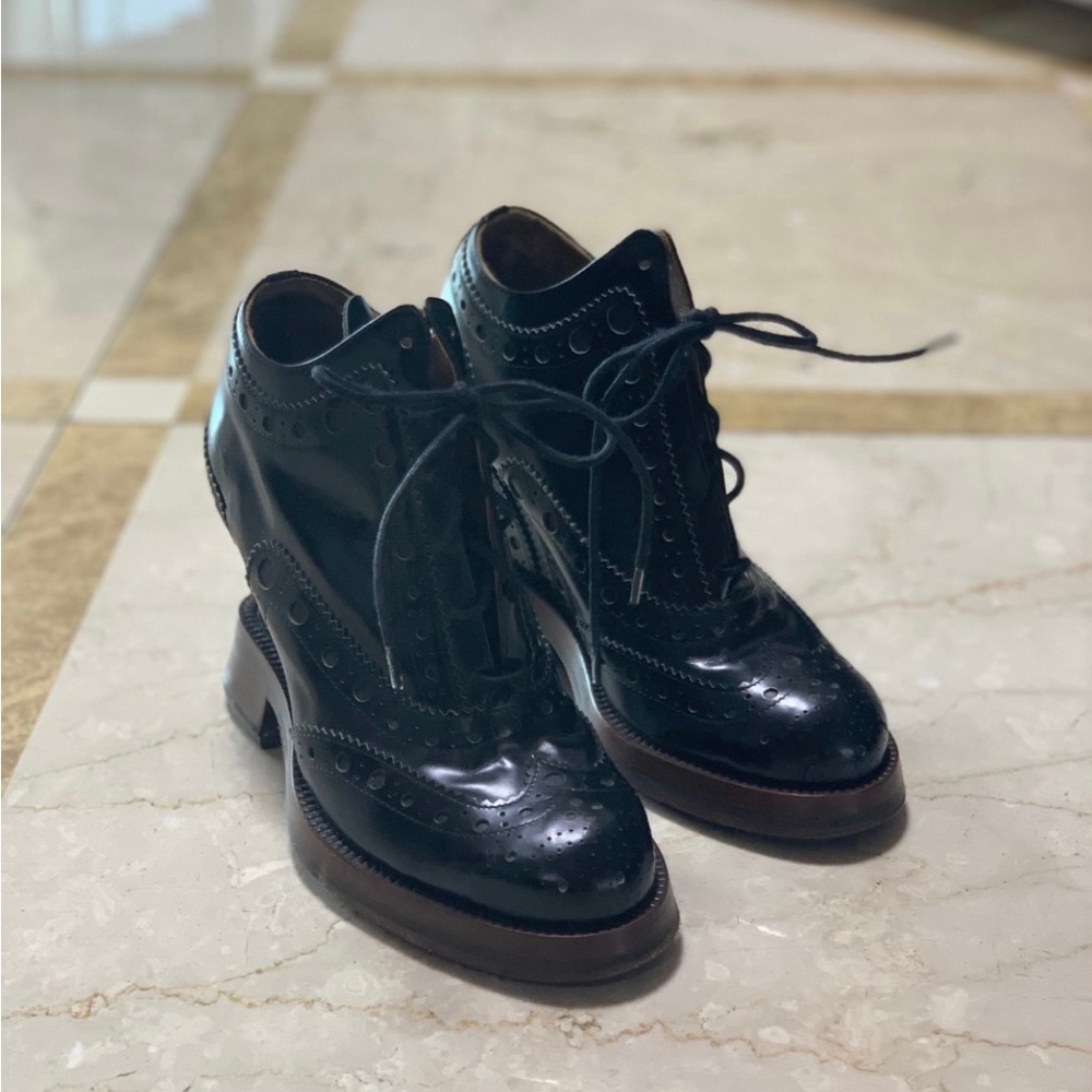 Acne studio Oxford bootie heel